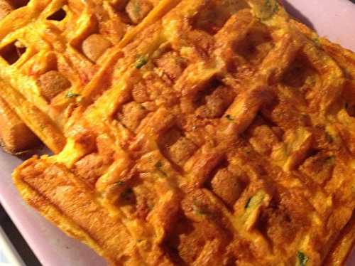 Gaufre de légumes