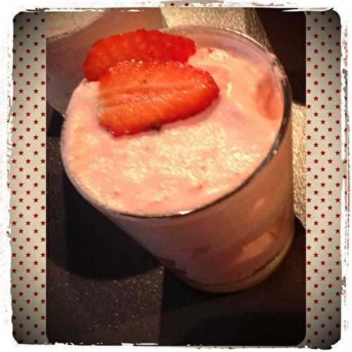 Mousse de fraises