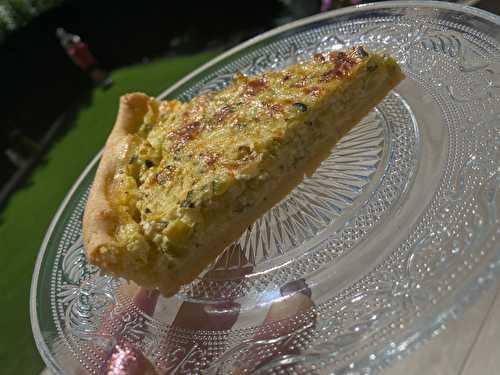 Quiche courgettes et saumon