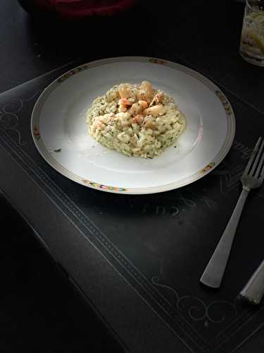 Risotto citron crevettes