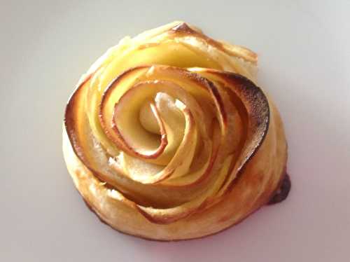 Rose aux pommes en feuilleté