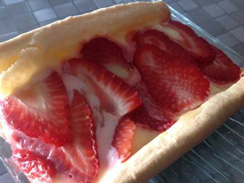 Tarte aux fraises........