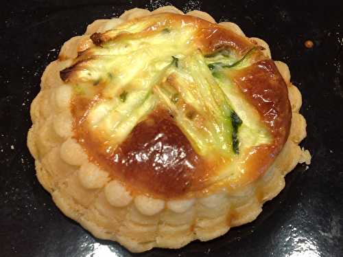 Tartelettes à la courgette