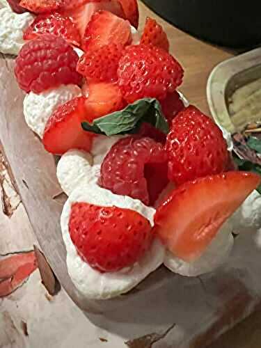 Semifreddo au chocolat et fruits rouges 