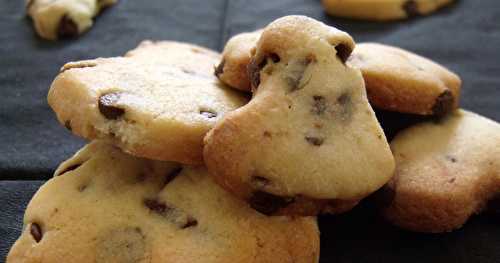 Biscuits sablés vanille et pépites de chocolat