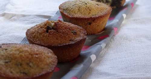 Financiers saveur pain d'épices et pépites de chocolat