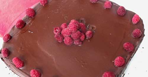 Gâteau chocolat-framboises de Pierre Hermé