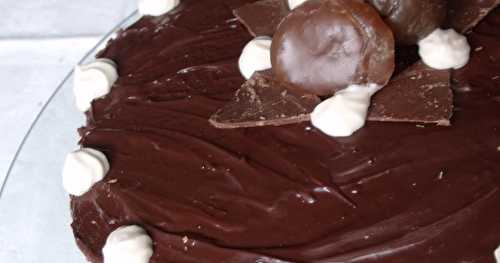Gâteau moelleux au chocolat et à la mousse de marrons