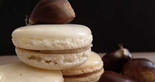 Macarons à la crème de châtaignes