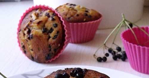 Muffins aux baies de sureau