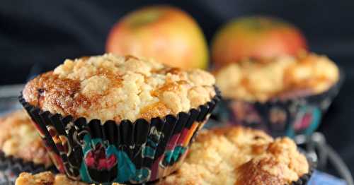 Muffins aux pommes façon crumble