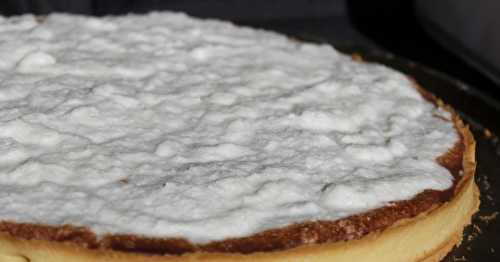 Tarte au chocolat et mousse coco