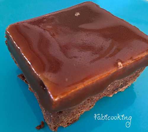 Brownies au caramel