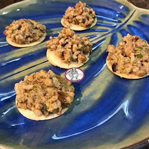 Canapés au Porc haché à la Thaïlandaise