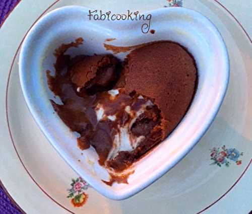 Coeur coulant chocolat au Marshmallow