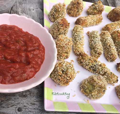 Frites de courgettes au parmesan