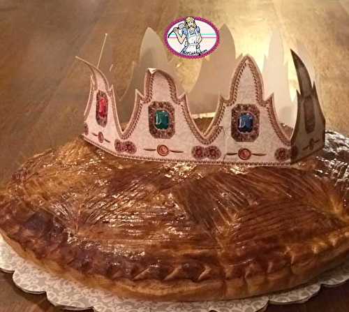 Galette des rois crème d'amande mandarine et chocolat