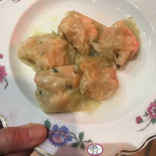 Wontons aux crevettes