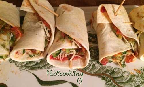Wraps au guacamole - FabiCooking