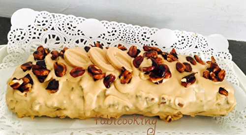 Cake praliné cacahuète Dulcey de Michalak - FabiCooking