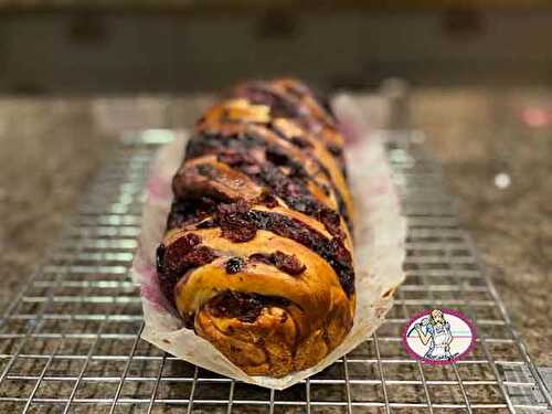 Babka aux myrtilles et cranberries