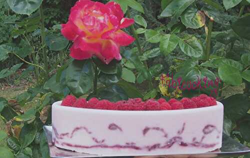 Glace rose, lychee et framboise - FabiCooking