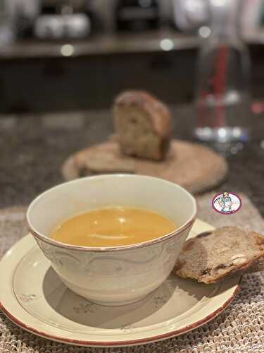 Soupe de patate douce, gingembre et citronnelle de Guy Savoy