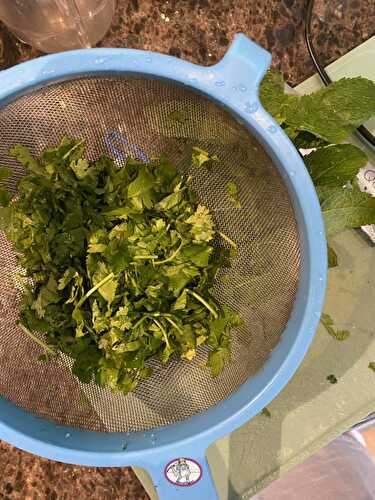 Sauce verte pour vos poissons au barbecue