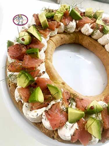 La Paris- Brest au saumon fumé et avocat