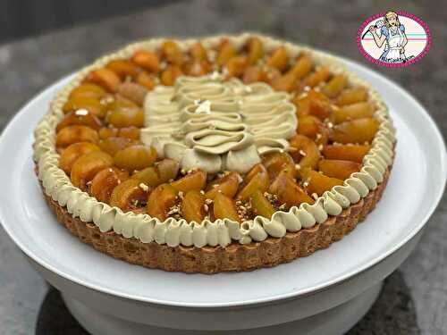 Ma tarte aux mirabelles et son grain de pistache