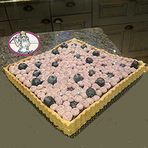 La magnifique tarte myrtille violette de Conticini