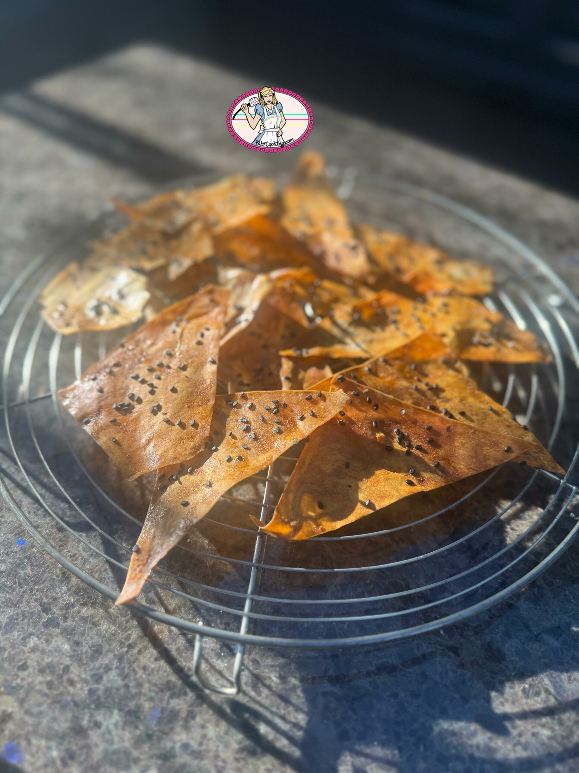 Le wonton comme un cracker