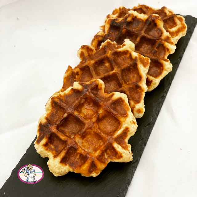 Gaufres liégeoises au sucre perlé