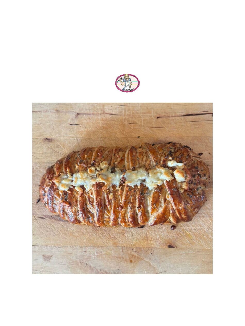 Tresse feuilletée aux courgettes