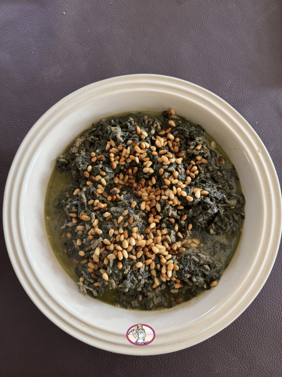 Les épinards à la Libanaise ou comment faire manger des épinards à tous!