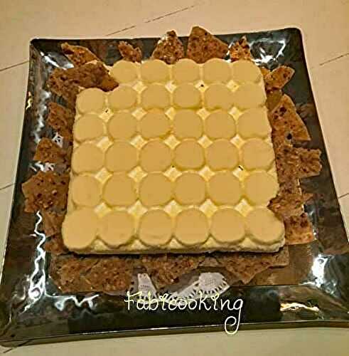 Mariage réussi pour mon Entremets citron praliné