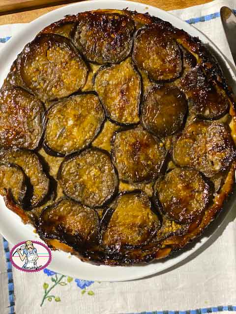 La délicieuse Tatin aux aubergines laquées