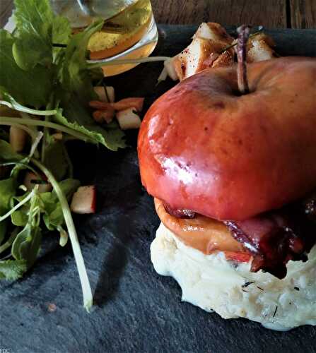 Burger de chèvre chaud