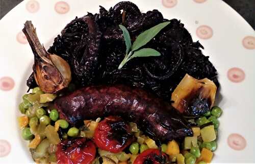 Chorizo de Taureau en Paëlla Fanes de cuisine saine gourmandise -