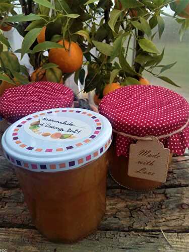 Marmelade d'Oranges Amères de ma Maman - Recettes Sucrées