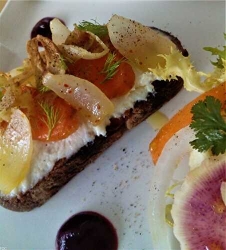 Tartine en Uzège l'hiver