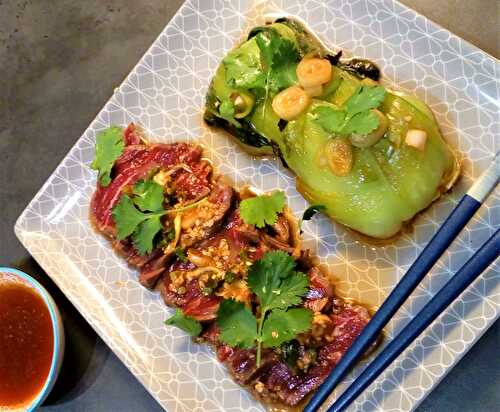 Tataki d'onglet de bœuf