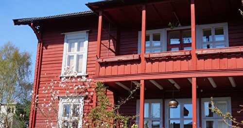 Balades dans les rues d'Oslo, ptit resto en famille, quiche "avec tout ce qui restait dans le frigo"