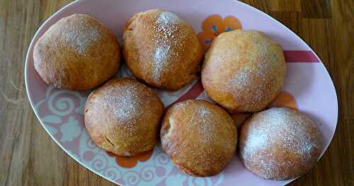 "Beignets" au four à la confiture de myrtille