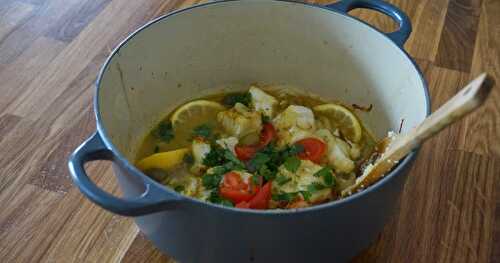 Cabillaud façon tajine (+ notre St Nicolas et quelques bons petits plats)