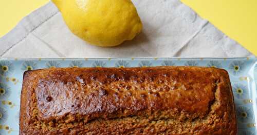 Cake au citron et au pavot (sans gluten)