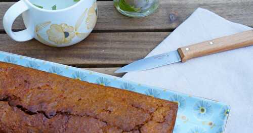 Cake potimarron, noisette, levain (sans lactose, goûter)