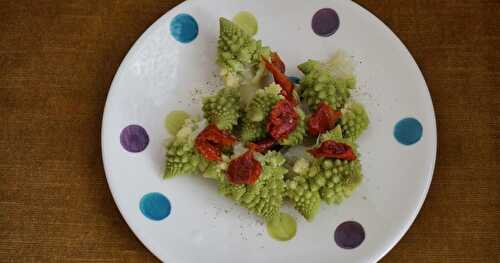 Chou Romanesco + tomates séchées