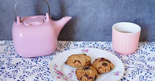 Cookies aux fruits secs (vegan, IG bas)