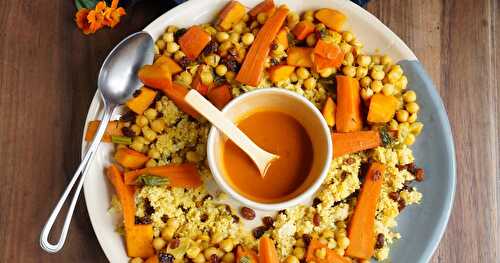 Couscous veggie  (vegan, sans gluten, automne)